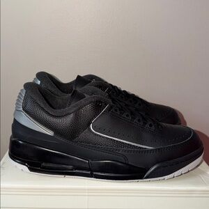 Nike Air Jordan 2/3 Black Noir FD0383-001 Men’s Size 8.5